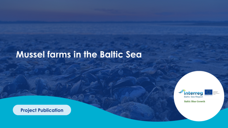 Mussel farms in the Baltic Sea