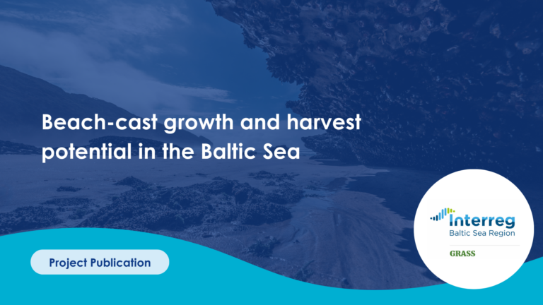 Beach-cast growth and harvest potential in the Baltic Sea