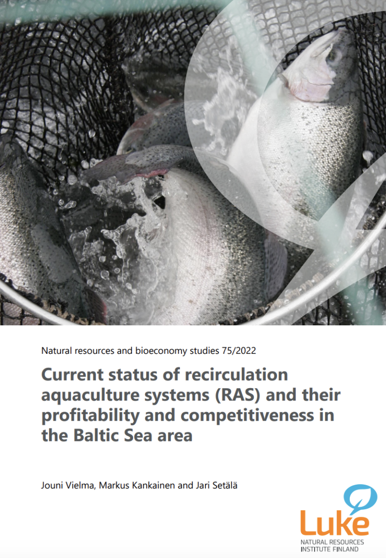 Current status of recirculation aquaculture systems (RAS) and their profitability and competitiveness in the Baltic Sea area