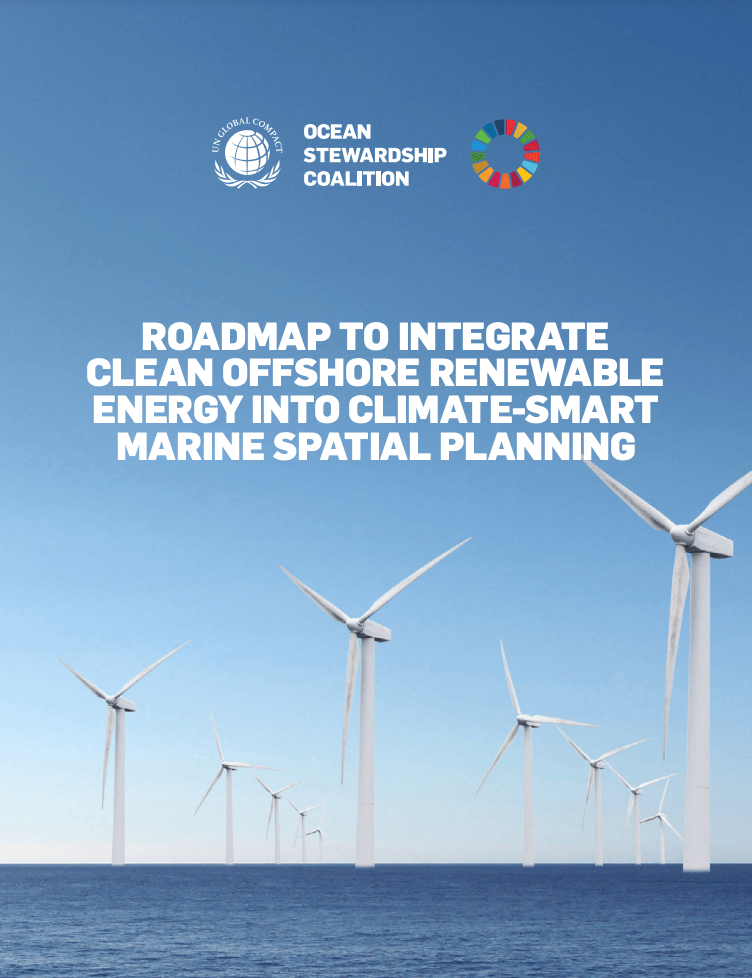 ROADMAP TO INTEGRATE CLEAN OFFSHORE RENEWABLE ENERGY INTO CLIMATE-SMART MARINE SPATIAL PLANNING