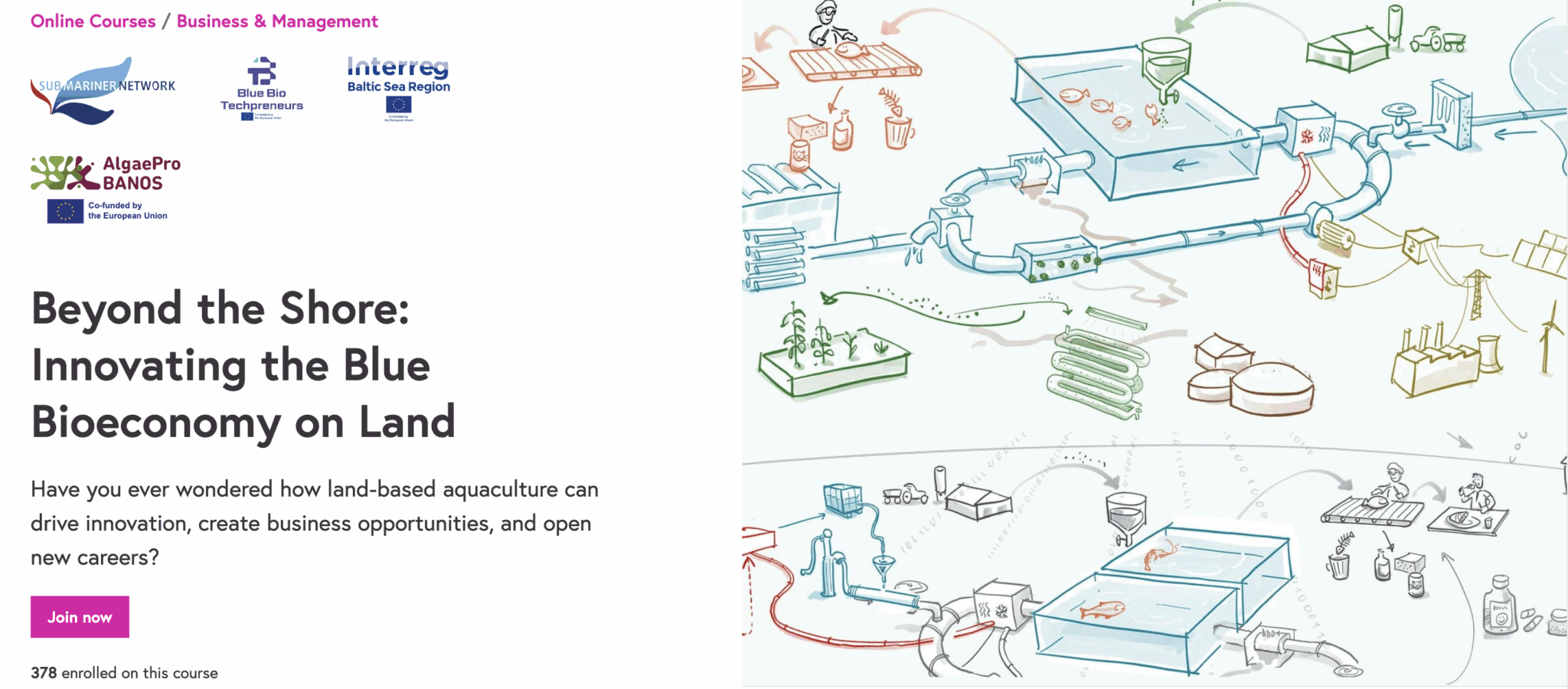Online Course: Beyond the Shore: Innovating the Blue Bioeconomy on Land ...